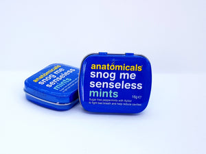 Small tin of mints part of the C section recovery gift box