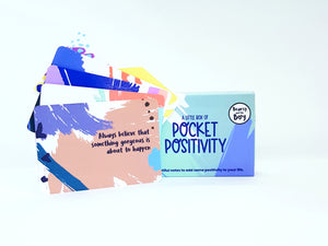 IVF care gift box pocket positivity cards 