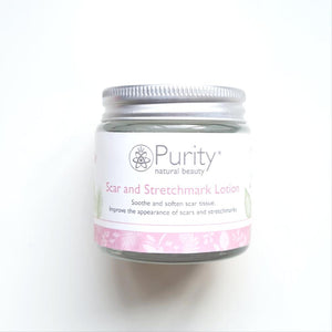 Purity Stretchmark Lotion is part of the Mini Bump Box 