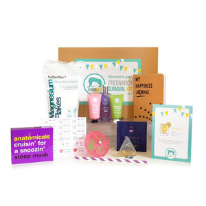 Items in the second trimester pregnancy gif box