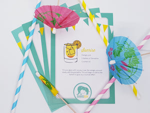 mocktail cards 1st trimester pregnancy gift box